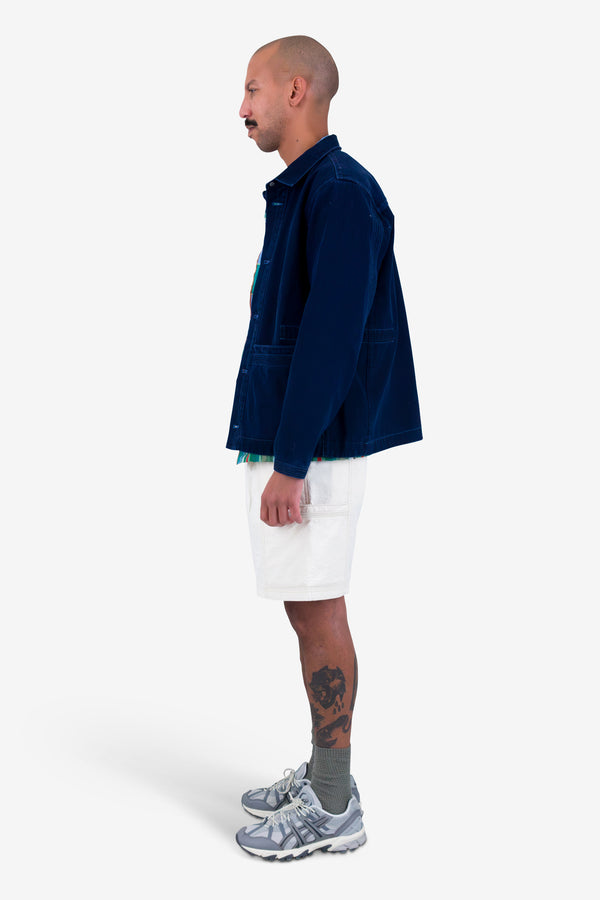 Folk Anniversary Jacket - Deep Indigo Slub