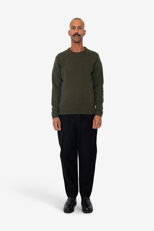 Folk Assembly Crew Jumper - Forest