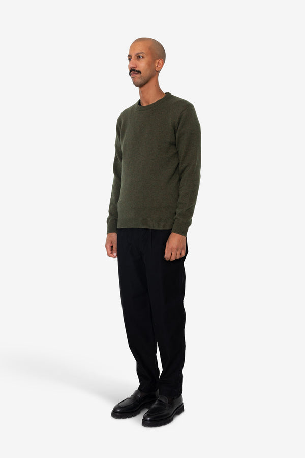 Folk Assembly Crew Jumper - Forest