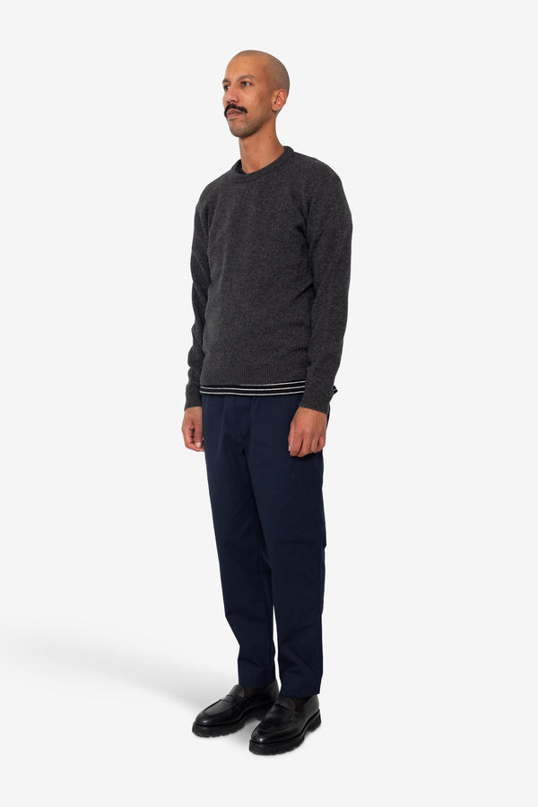 Folk Assembly Crew Jumper - Graphite