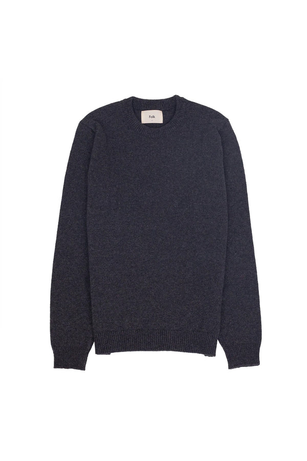 folk Assembly Crew Jumper - Graphite AW24