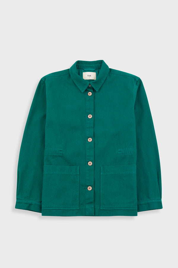 folk Assembly Jacket - Vintage Green Twill