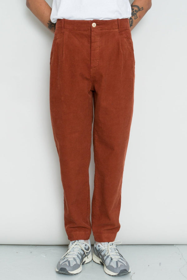 Folk Assembly Pant - Dark Rust Cord
