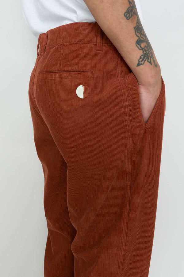 Folk Assembly Pant - Dark Rust Cord