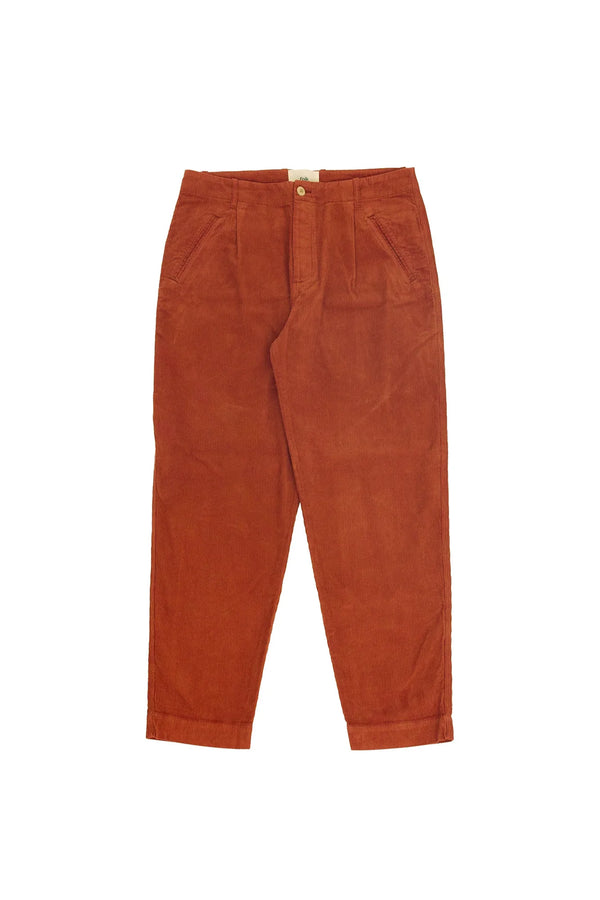 folk Assembly Pant - Dark Rust Cord