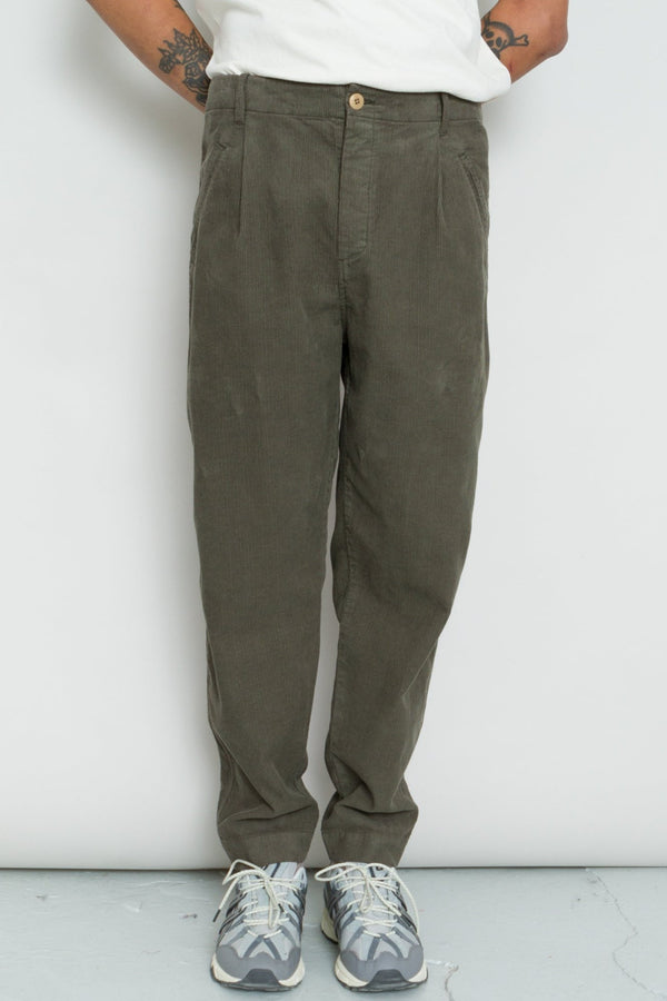 Folk Assembly Pant - Dark Sage Cord