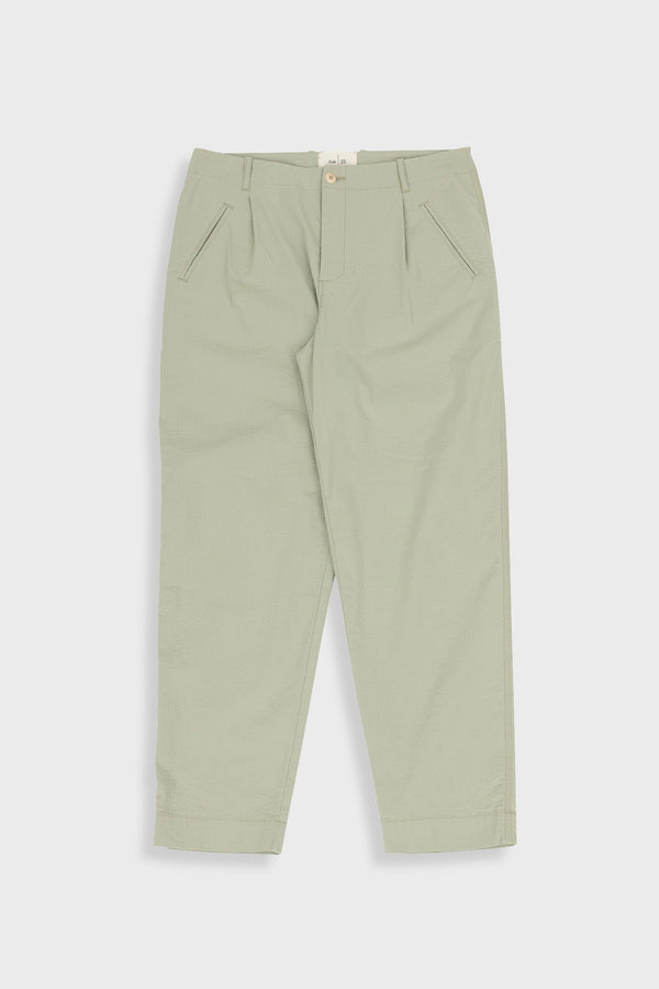 folk Assembly Pant - Light Sage Seersucker