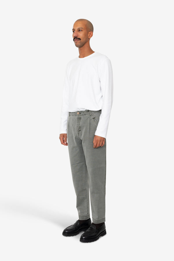 Folk Assembly Pant - Olive Slub