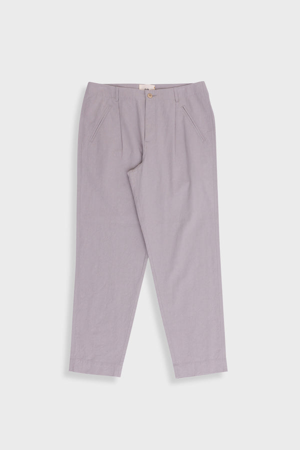 folk Assembly Pant - Silver Grey Crinkle