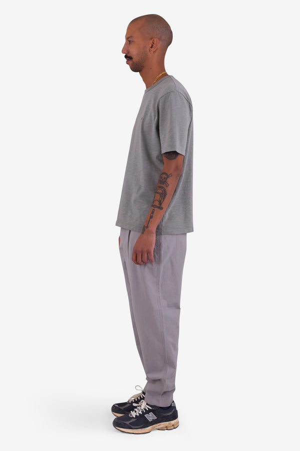 Folk Assembly Pant - Silver Grey Crinkle