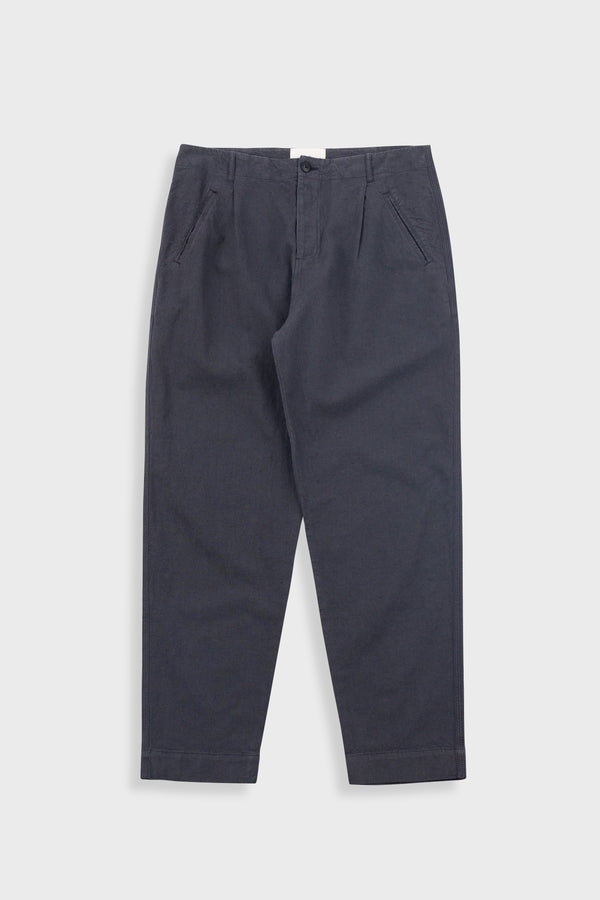folk Assembly Pant - Soft Black Cotton Linen