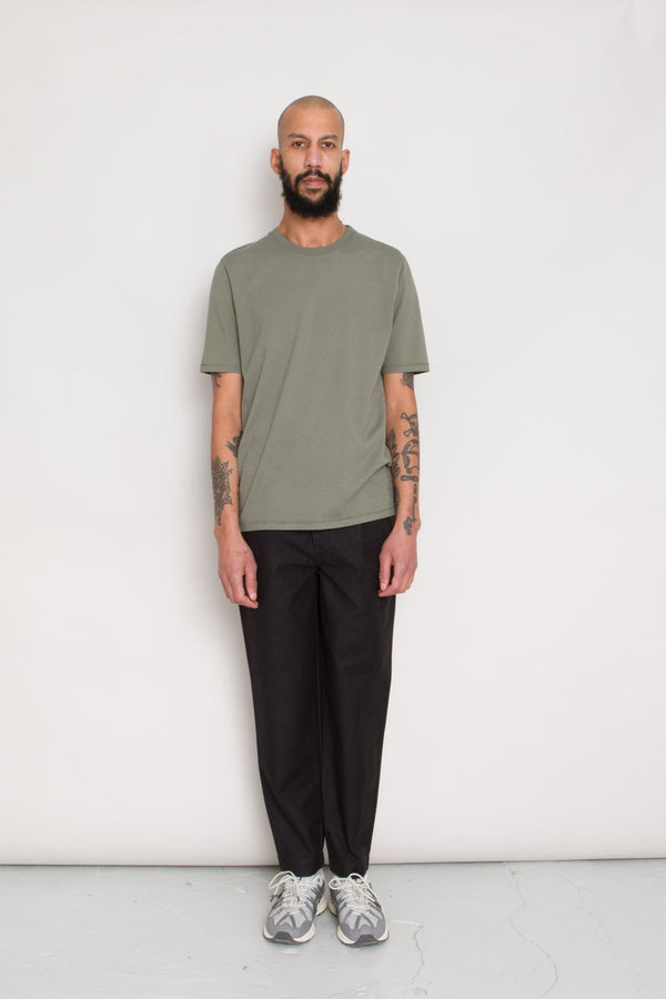 Folk Assembly Pant - Soft Black Linear Texture