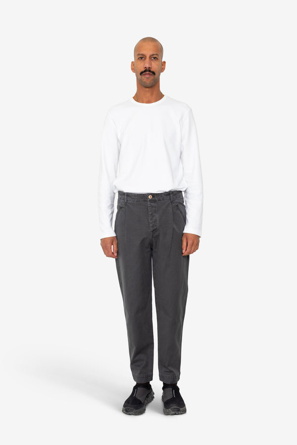 Folk Assembly Pant - Soft Black Slub