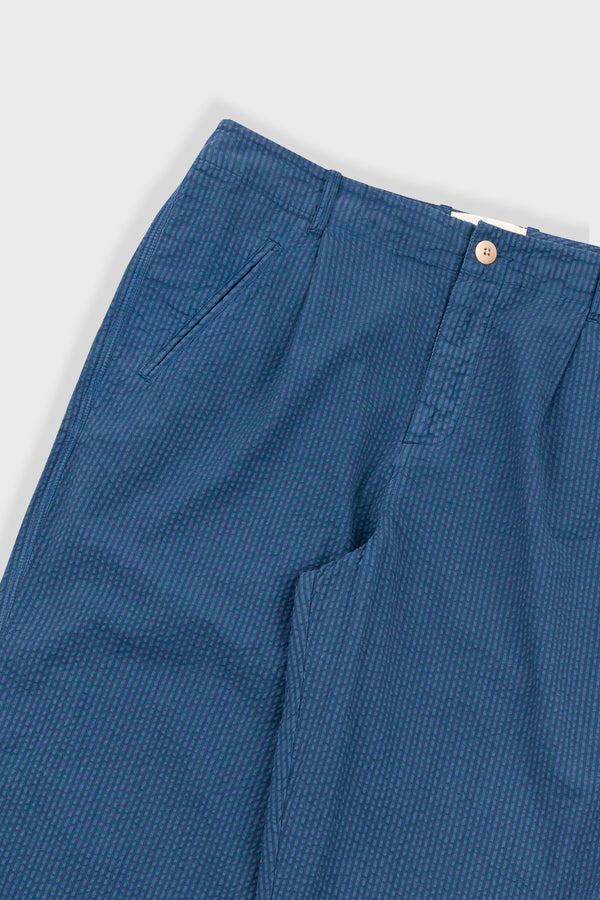 Folk Assembly Pant - Soft Indigo Overdyed Stripe