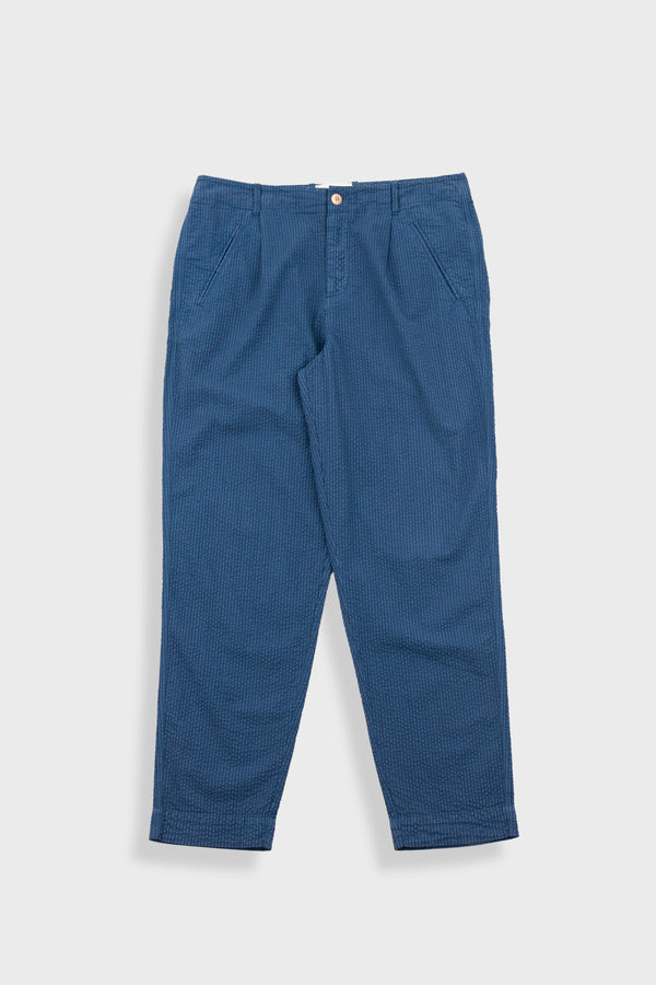 folk Assembly Pant - Soft Indigo Overdyed Stripe