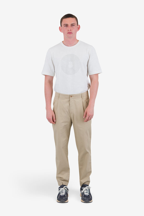 Folk Assembly Pant - Stone Mini Stripe