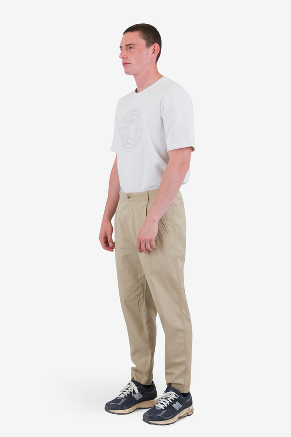 Folk Assembly Pant - Stone Mini Stripe