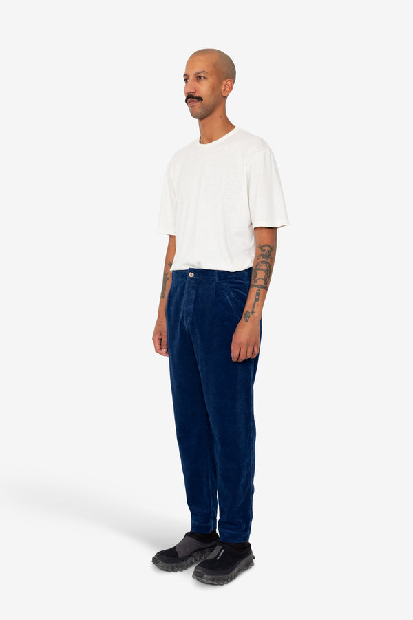 Folk Assembly Pant - Washed Indigo Cord