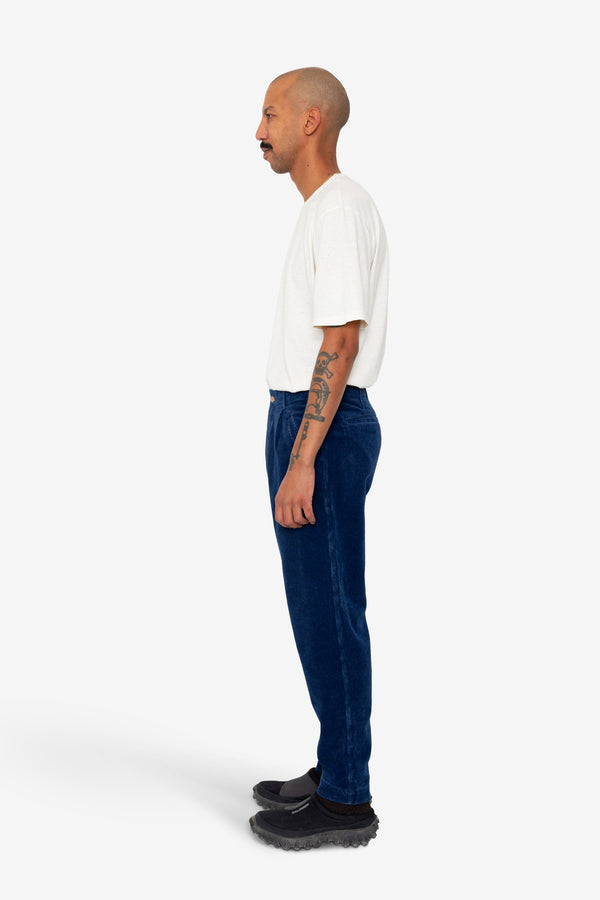 Folk Assembly Pant - Washed Indigo Cord