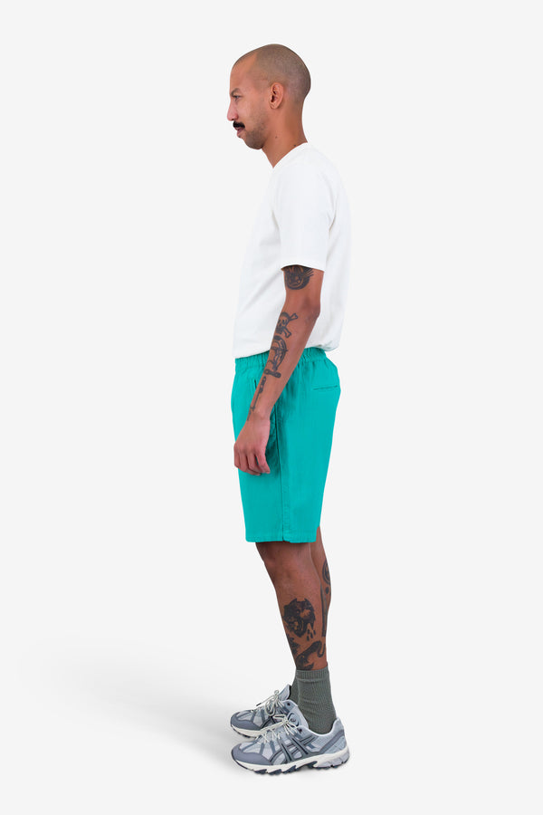 Folk Assembly Short - Tropical Green