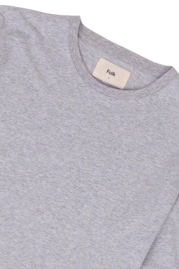 Folk Assembly T-Shirt - Light Grey Melange