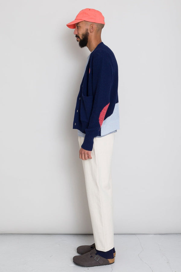 Folk Barrel Leg Trouser - Ecru Twill