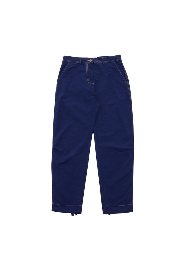 folk Barrel Trousers Women's - Mid Blue