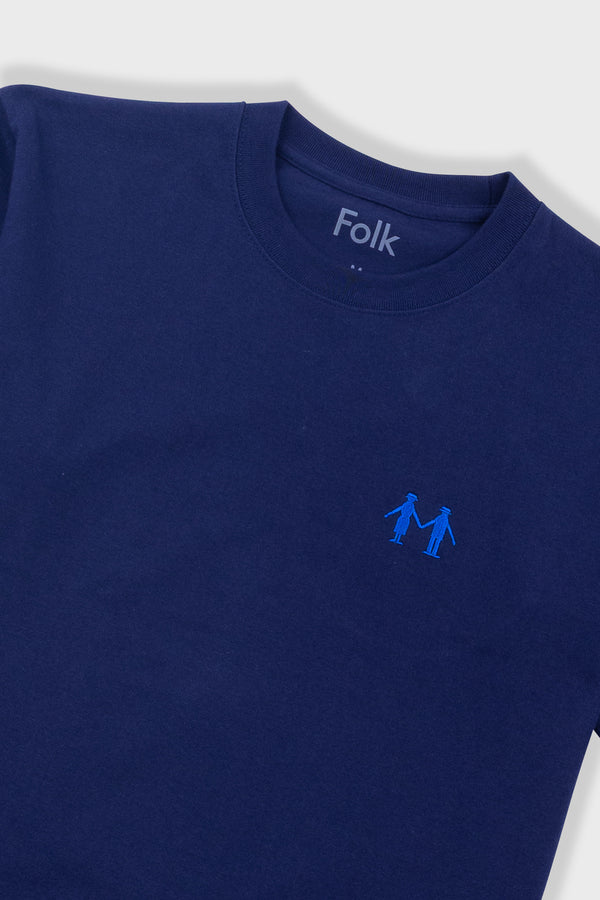 Folk Birthday People T-Shirt - Deep Navy