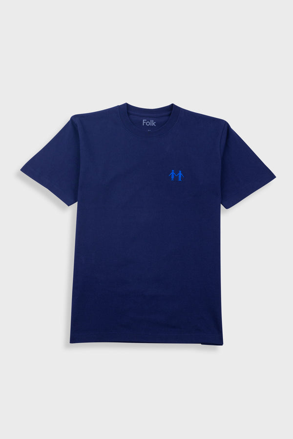 folk Birthday People T-Shirt - Deep Navy