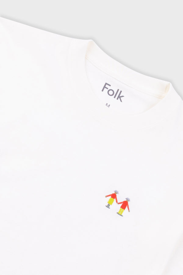 Folk Birthday People T-Shirt - Ivory Multi