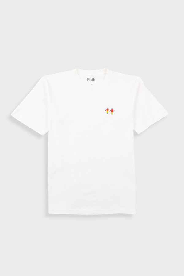 folk Birthday People T-Shirt - Ivory Multi