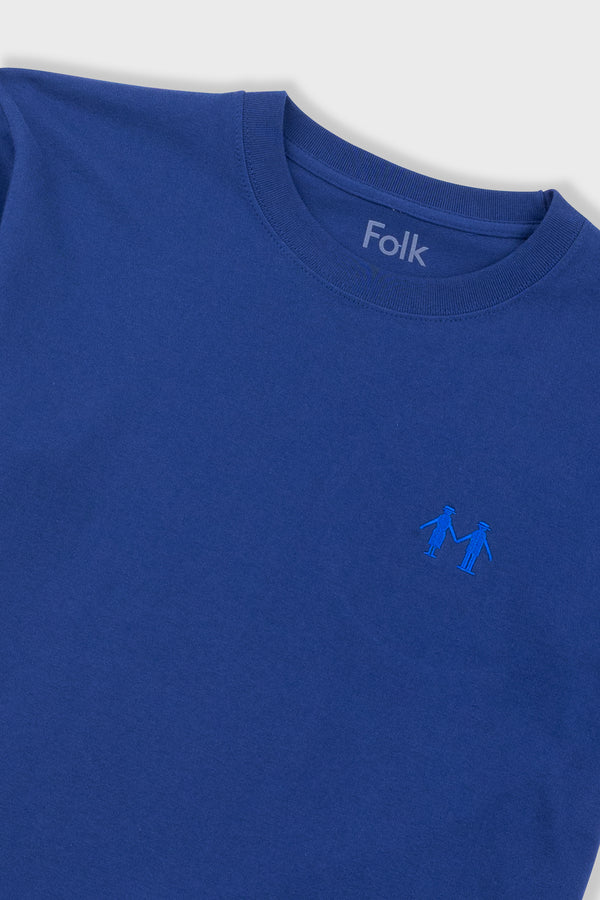 Folk Birthday People T-Shirt - Soft Navy