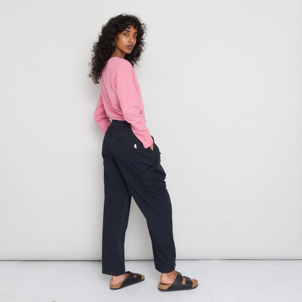 Folk Boat Neck Tee Women's - Dusty Rose