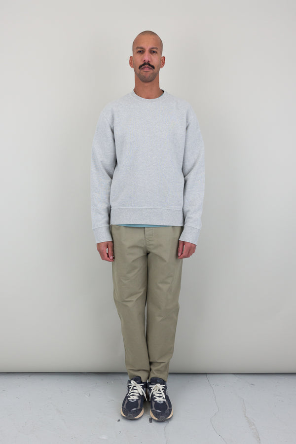 Folk Boxy Sweat - Grey Melange