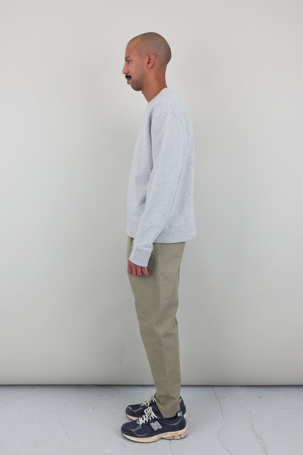 Folk Boxy Sweat - Grey Melange