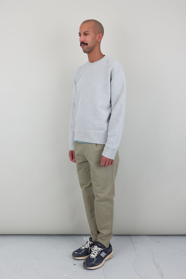 Folk Boxy Sweat - Grey Melange