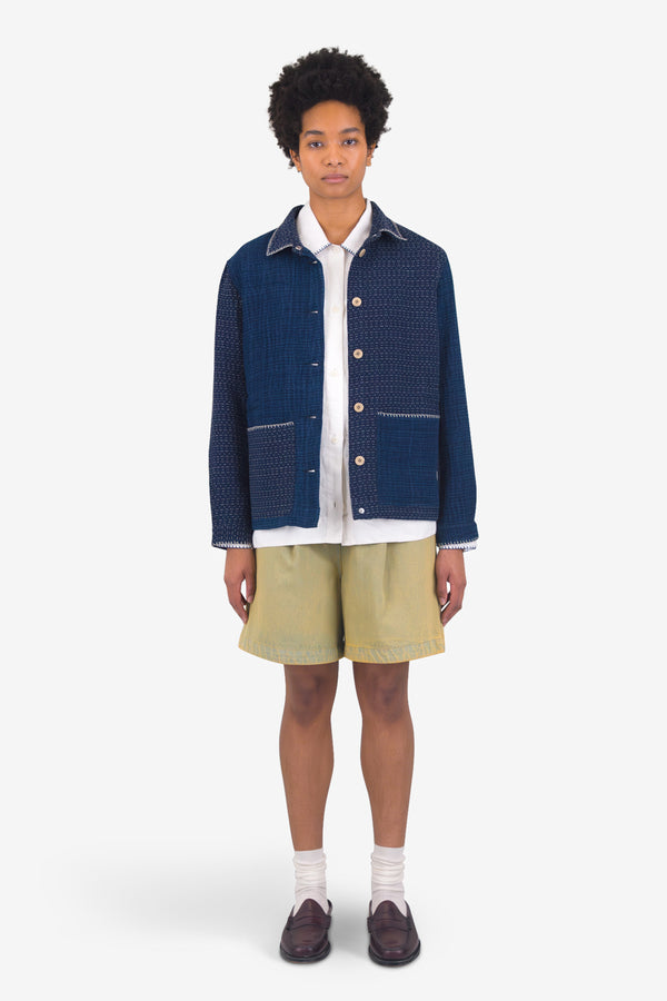 Folk Boyfriend Shorts - Bleached Denim