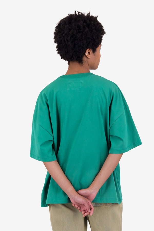 Folk Boyfriend T-Shirt - Vintage Green