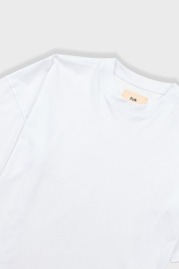Folk Boyfriend T-Shirt - White