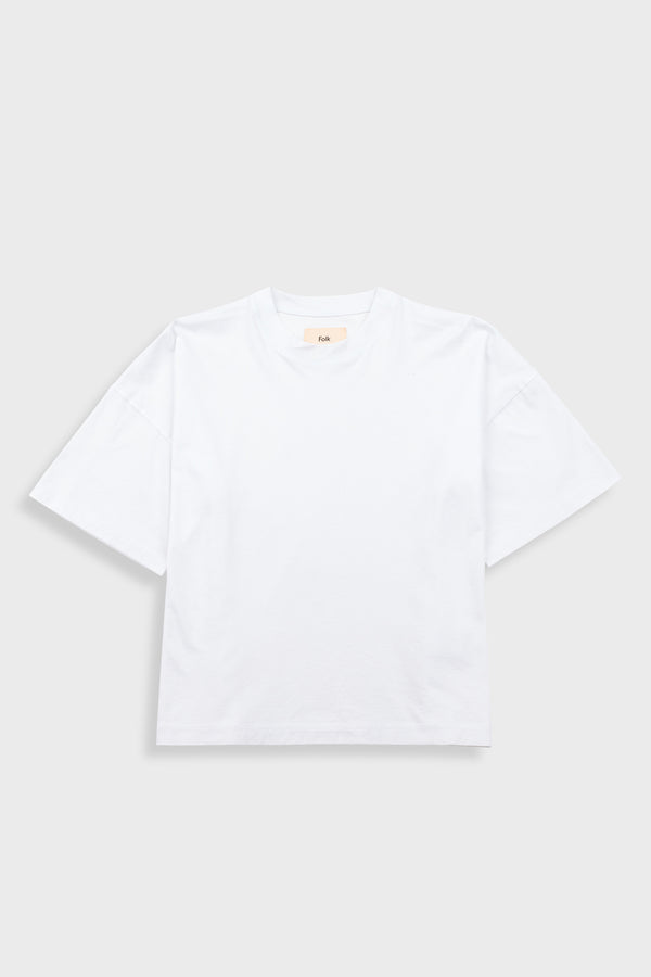folk Boyfriend T-Shirt - White