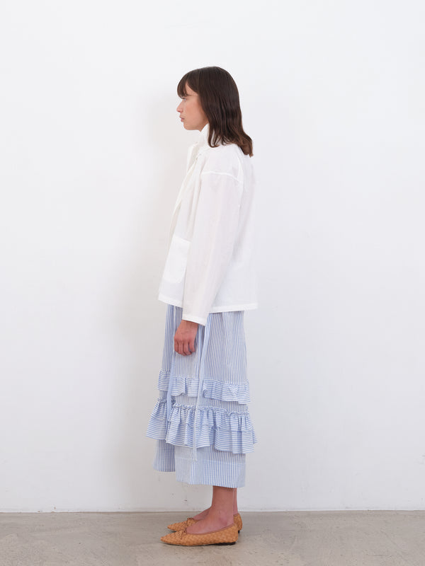 Folk Cawley - Japanese Cotton Dorothy Shirt - White