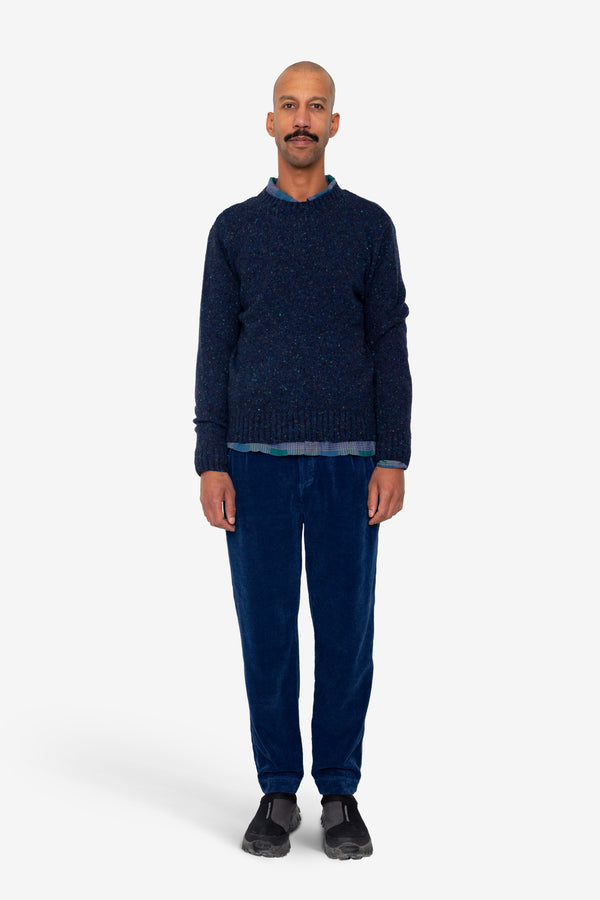 Folk Chain Crew - Navy