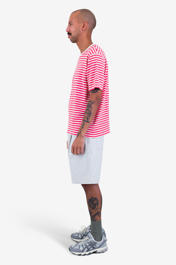Folk Classic Striped T-Shirt - Raspberry Stripe