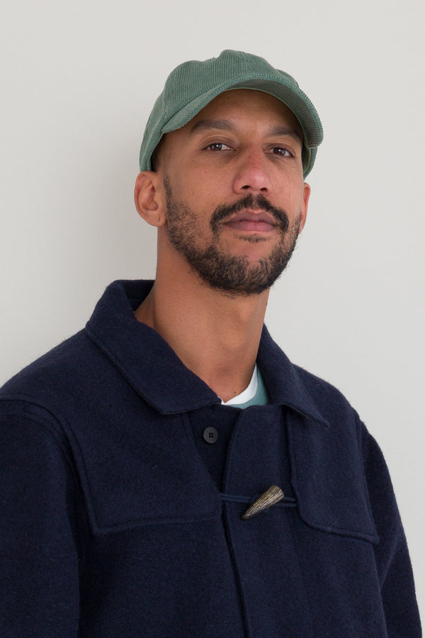Folk Corduroy Cap - Spruce