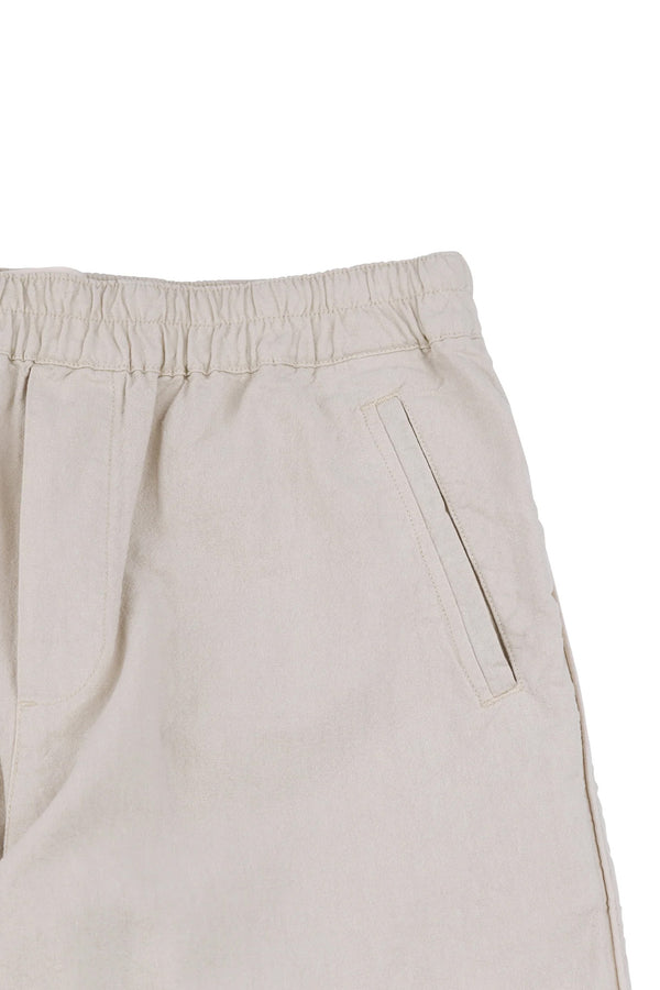 Folk Cotton Linen Trouser - Light Stone