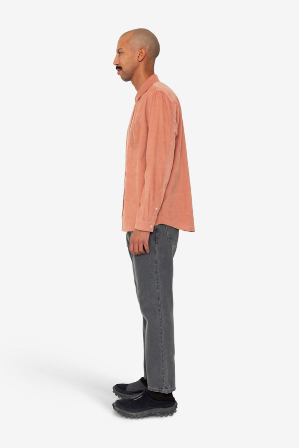 Folk Direction Babycord Shirt - Dusty Pink
