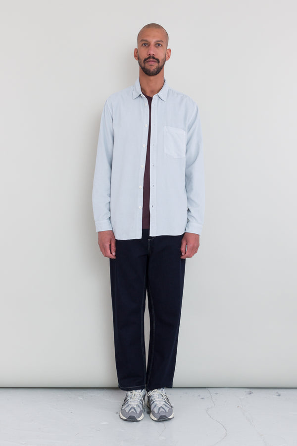 Folk Direction Babycord Shirt - Ice Blue