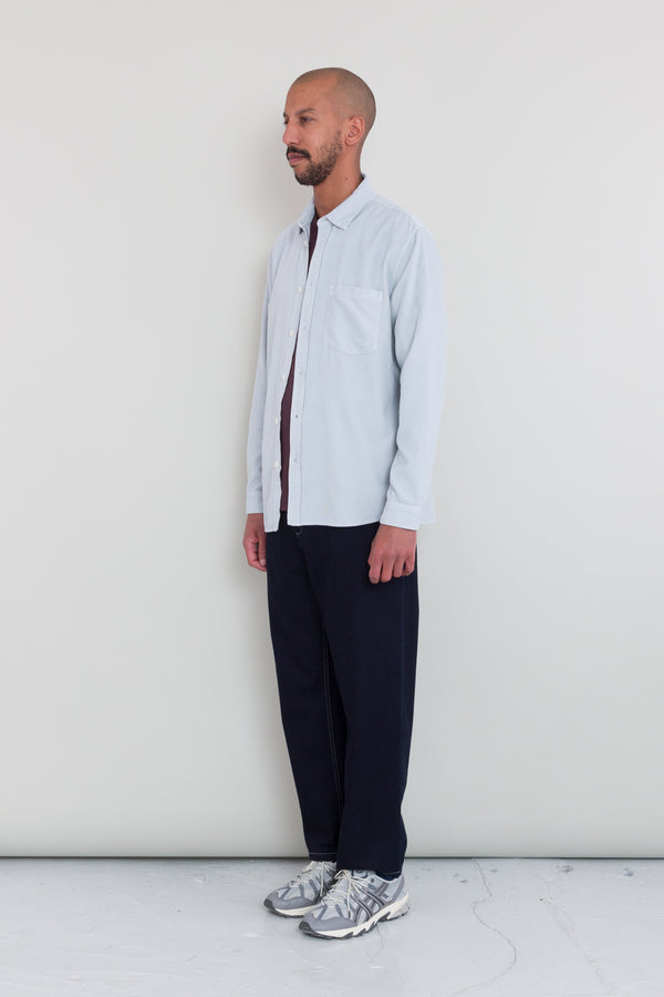 Folk Direction Babycord Shirt - Ice Blue