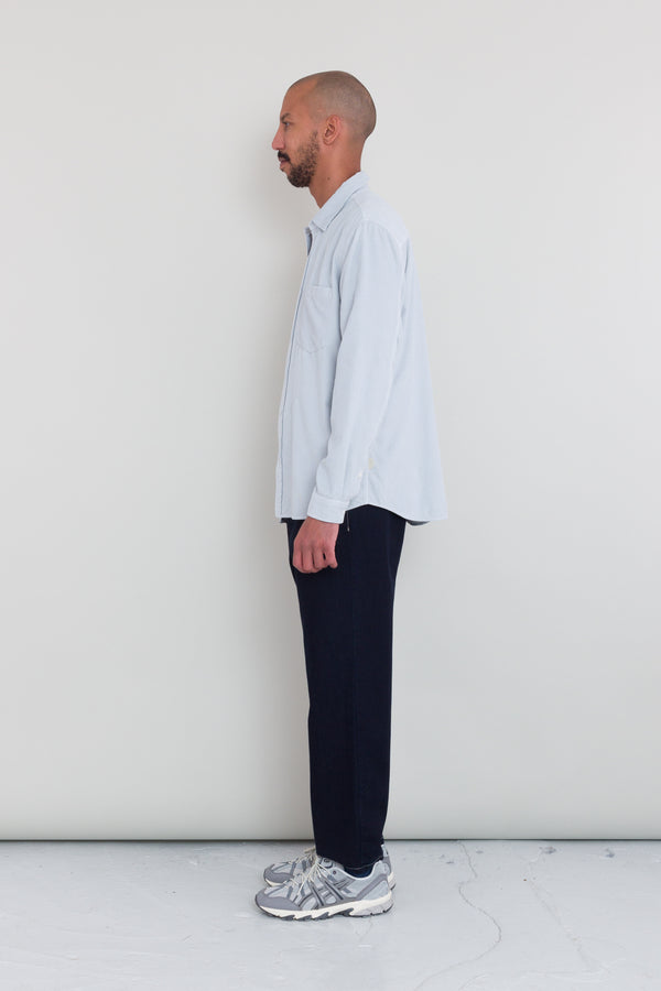 Folk Direction Babycord Shirt - Ice Blue
