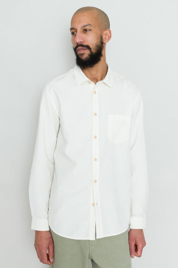 Folk Direction Babycord Shirt - Oat